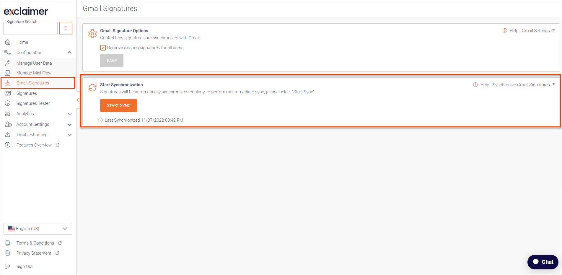 Gmail Synchronization – Exclaimer Cloud Knowledge Base