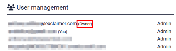 How to find your subscription owner – Exclaimer Knowledge Base